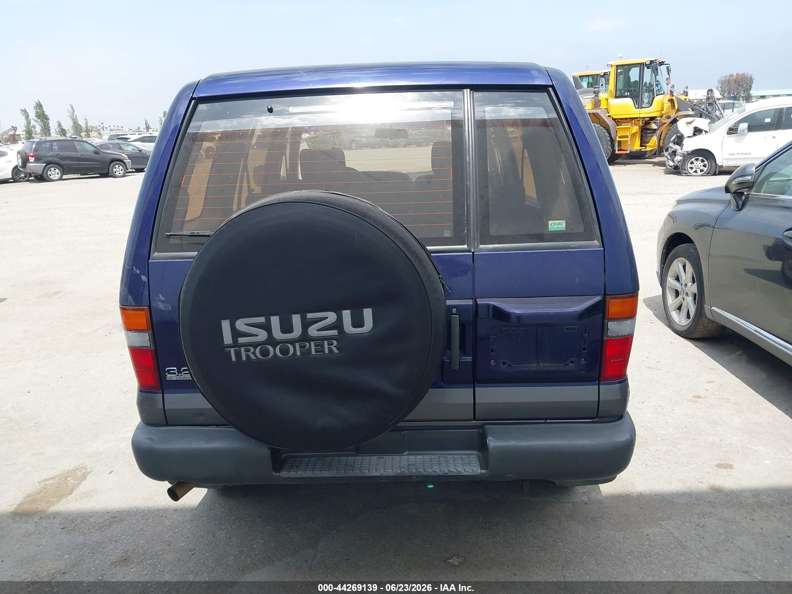1996 Isuzu Trooper S/se/ls/limited Синий vin: JACDJ58V0T7905327