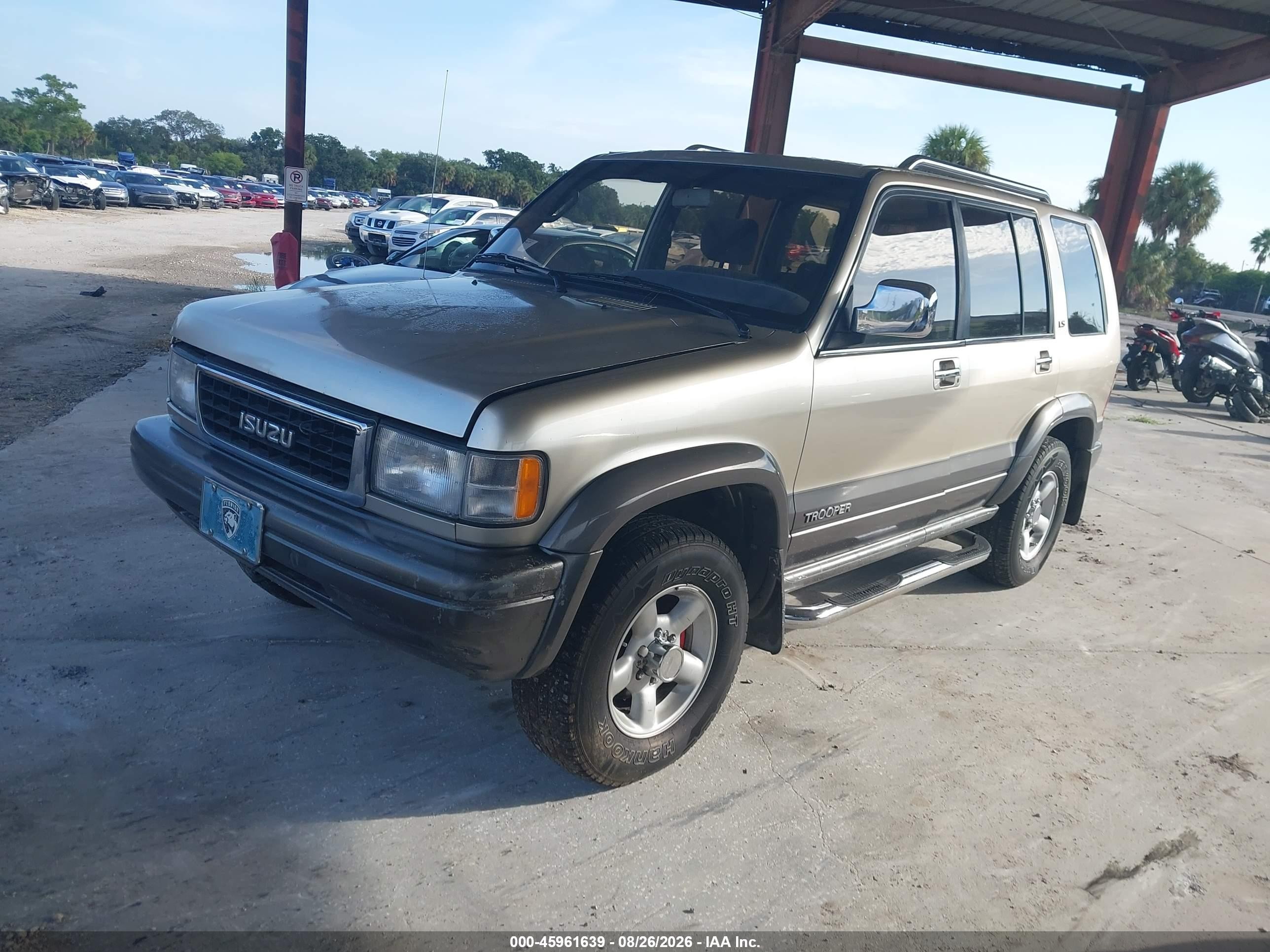 1996 Isuzu Trooper S/se/ls/limited Gold vin: JACDJ58V5T7900317