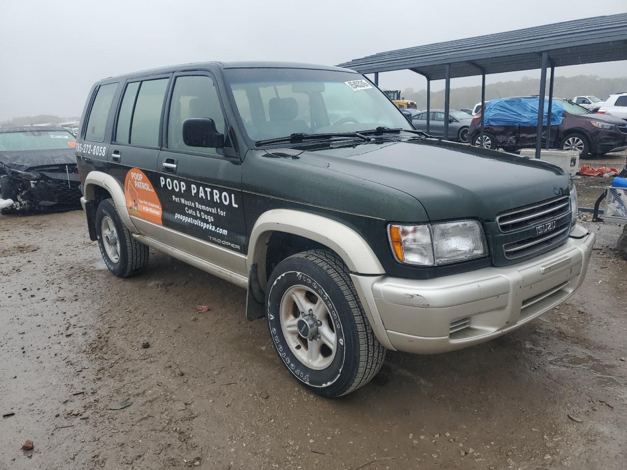 2002 Isuzu Trooper S Green vin: JACDJ58X127J10500