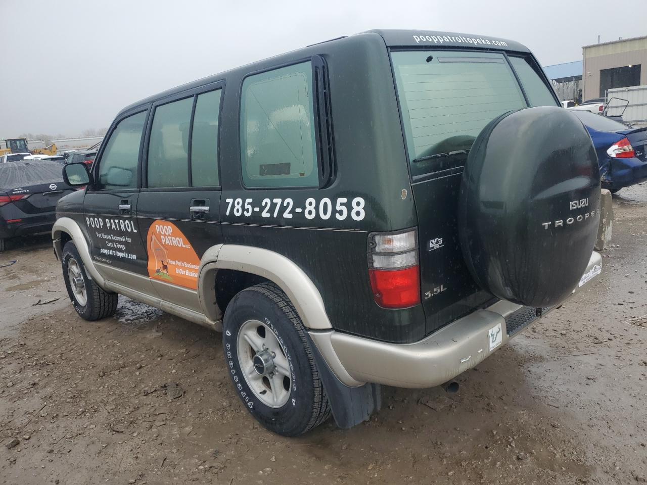 2002 Isuzu Trooper S Green vin: JACDJ58X127J10500
