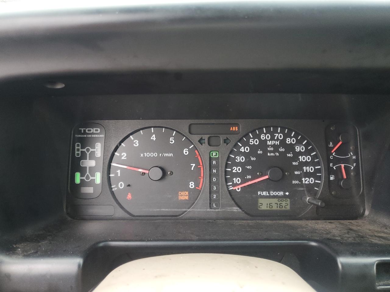 2002 Isuzu Trooper S Green vin: JACDJ58X127J10500