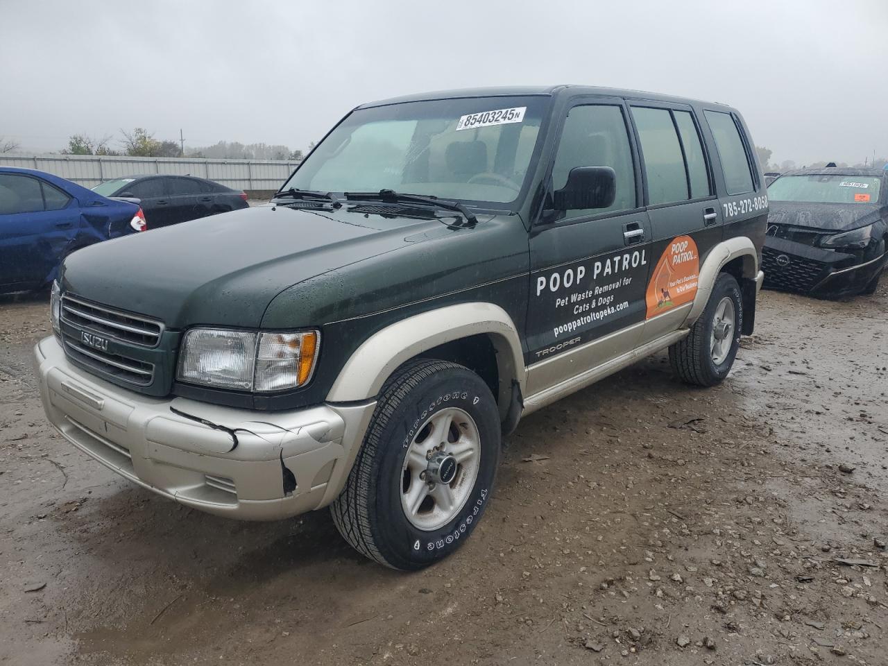 2002 Isuzu Trooper S Green vin: JACDJ58X127J10500