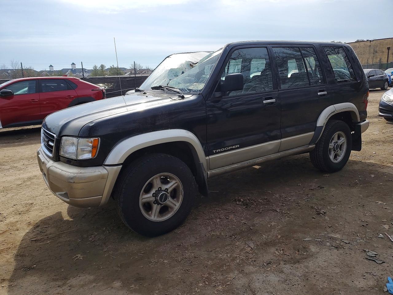 1999 Isuzu Trooper S Black vin: JACDJ58X4X7918184