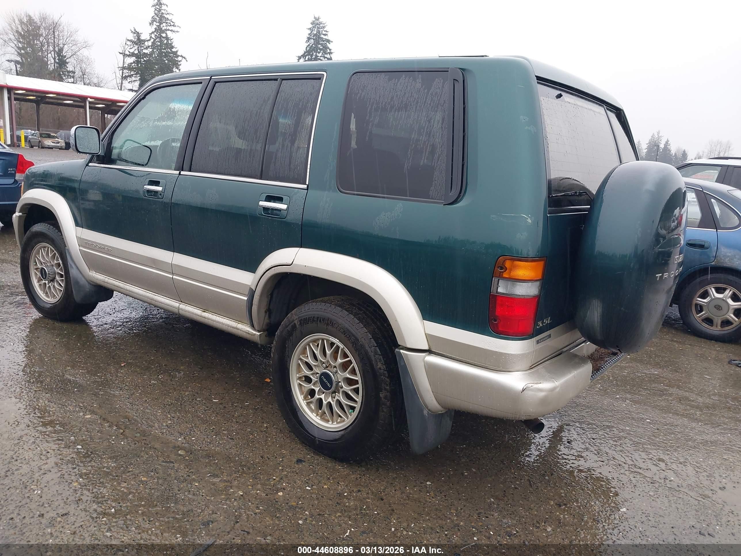 1999 Isuzu Trooper S Green vin: JACDJ58X5X7929873