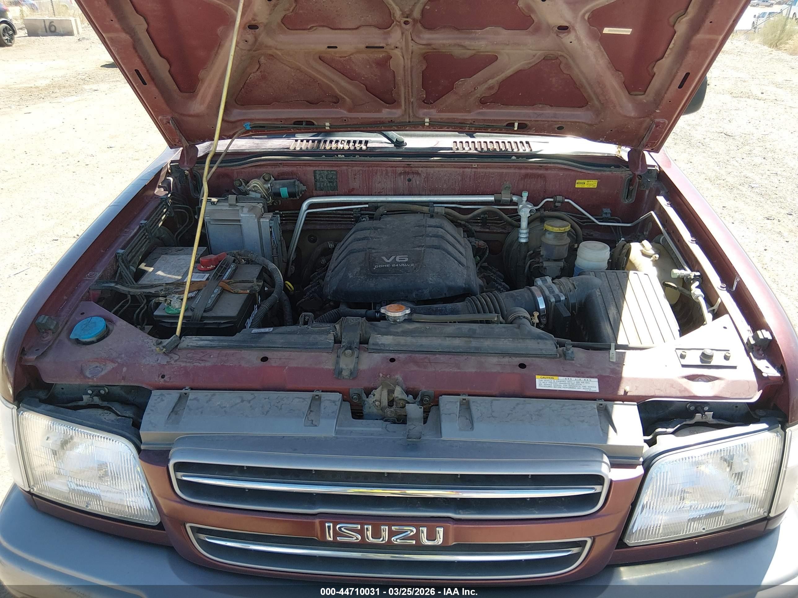 2002 Isuzu Trooper Limited/ls/s Red vin: JACDJ58X727J11067