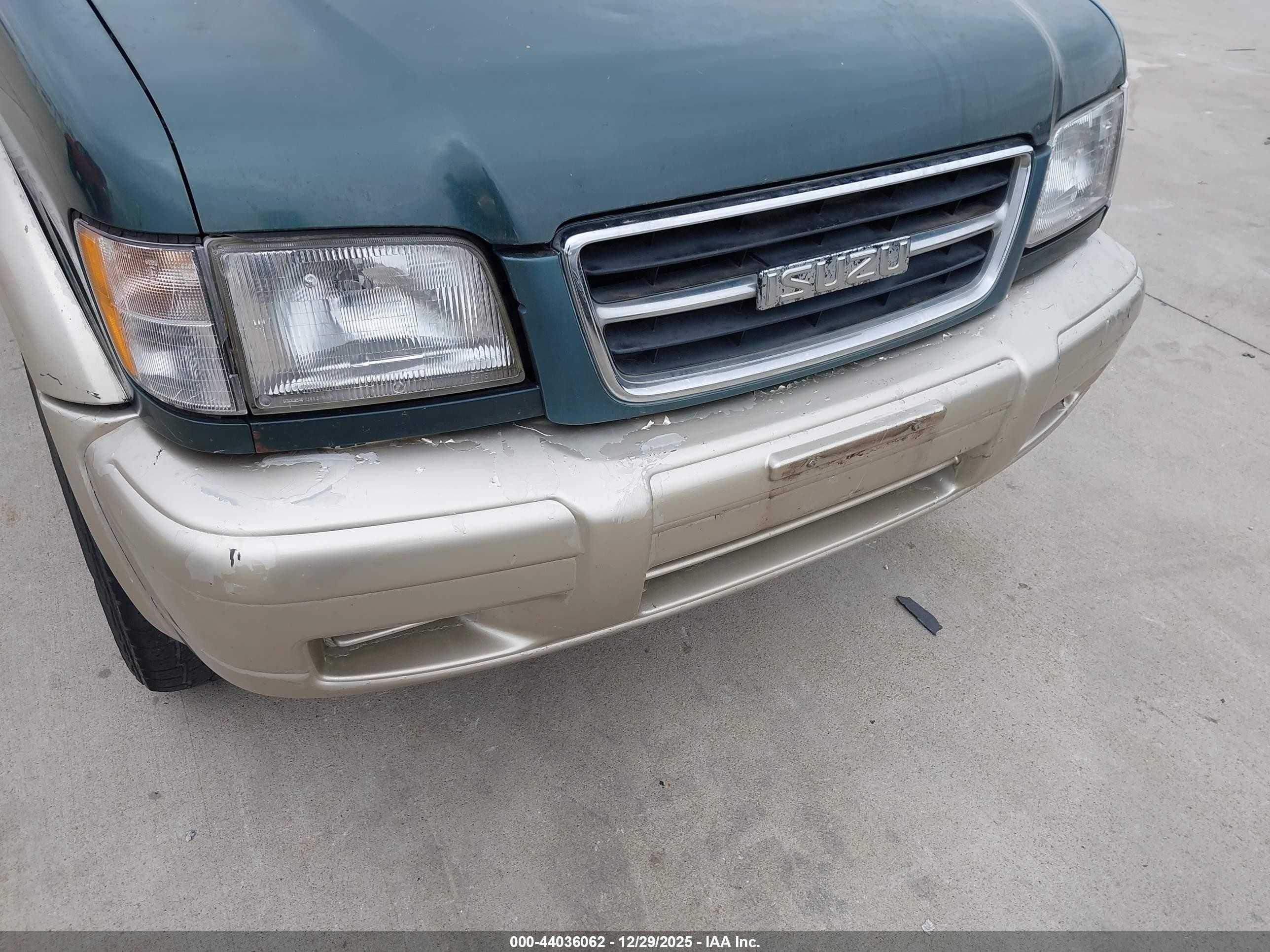 1999 Isuzu Trooper S Green vin: JACDJ58XXX7922272