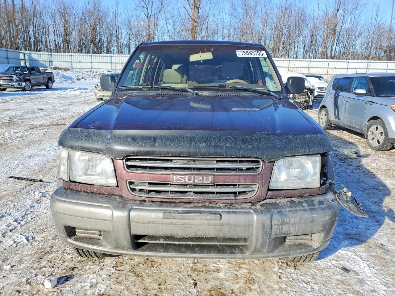 2002 Isuzu Trooper S Burgundy vin: JACDS58X827J12161