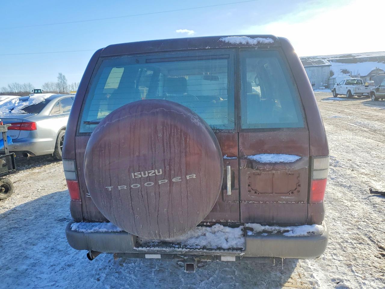 2002 Isuzu Trooper S Burgundy vin: JACDS58X827J12161