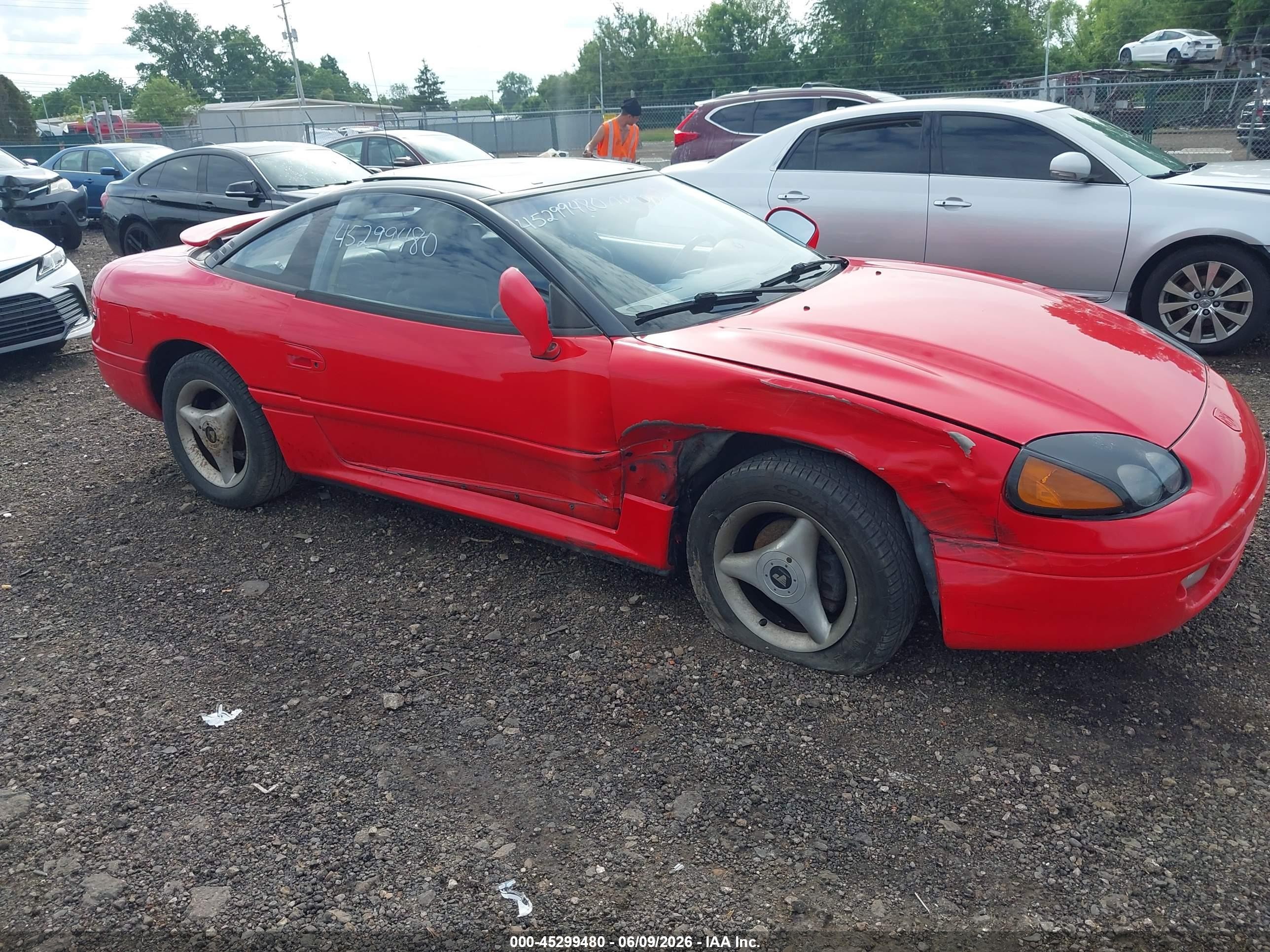 1995 Dodge Stealth   Red vin: JB3AM44H0SY019086