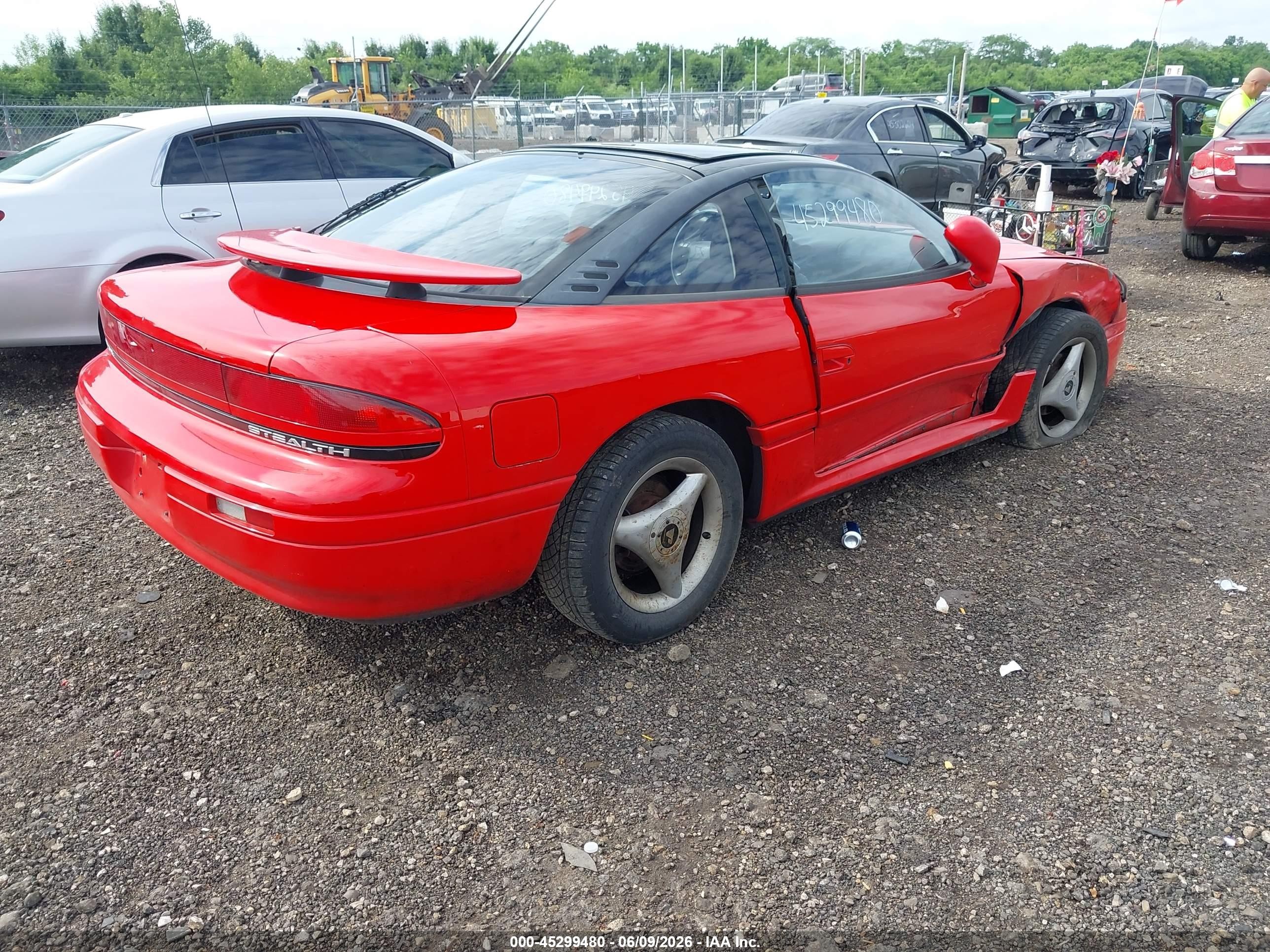 1995 Dodge Stealth   Red vin: JB3AM44H0SY019086