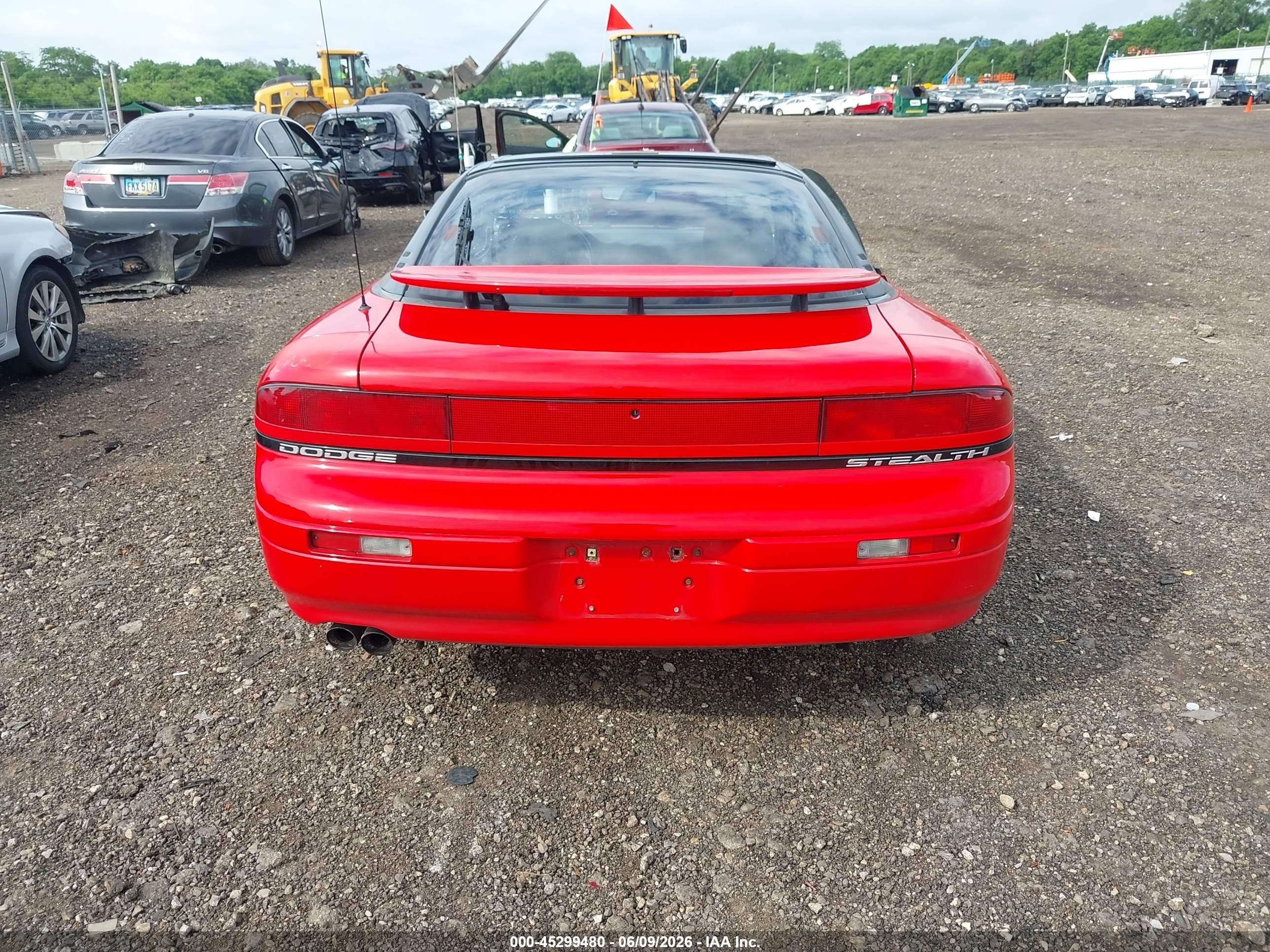 1995 Dodge Stealth   Red vin: JB3AM44H0SY019086
