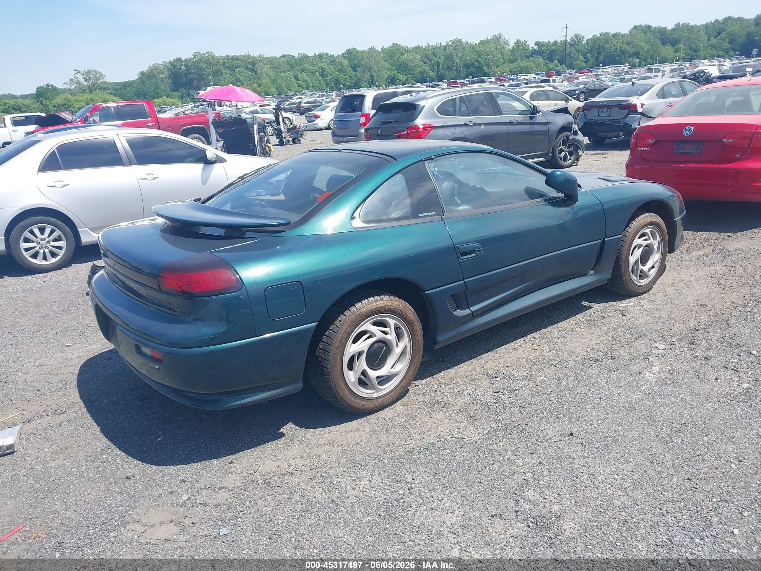 1993 Dodge Stealth R/t Green vin: JB3BM64J8PY040441