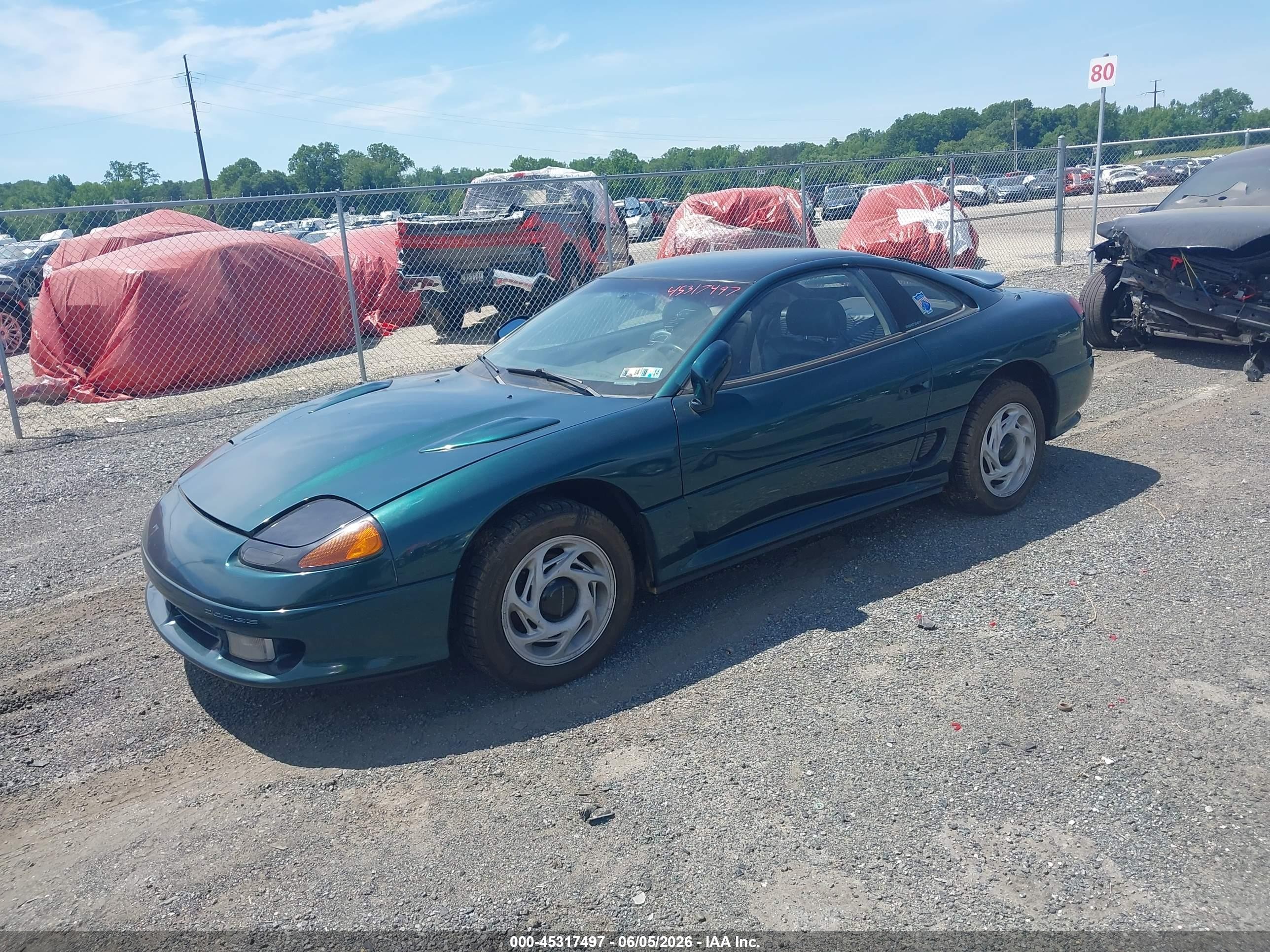 1993 Dodge Stealth R/t Green vin: JB3BM64J8PY040441