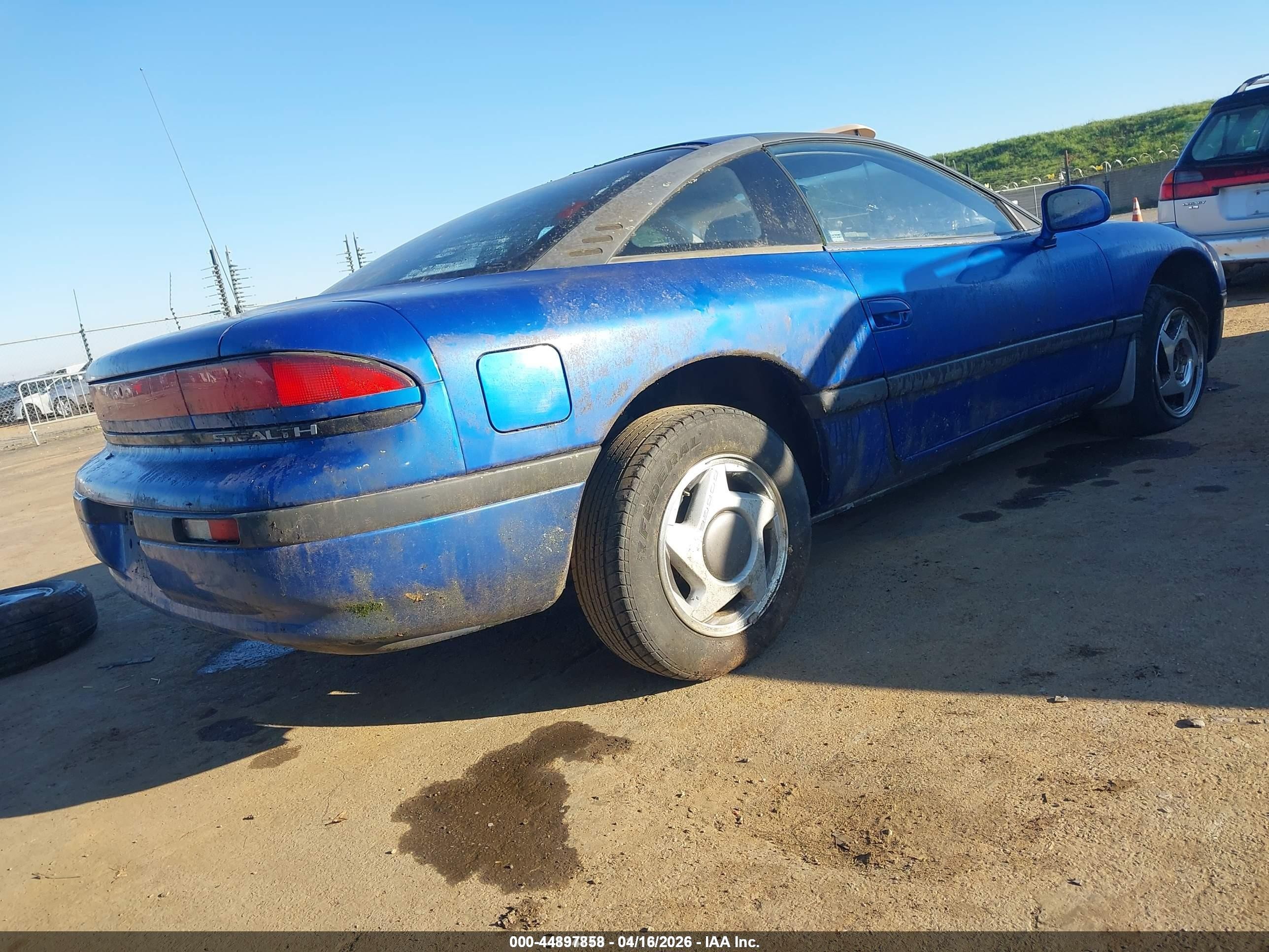 1991 Dodge Stealth   Blue vin: JB3XD44S6MY008649