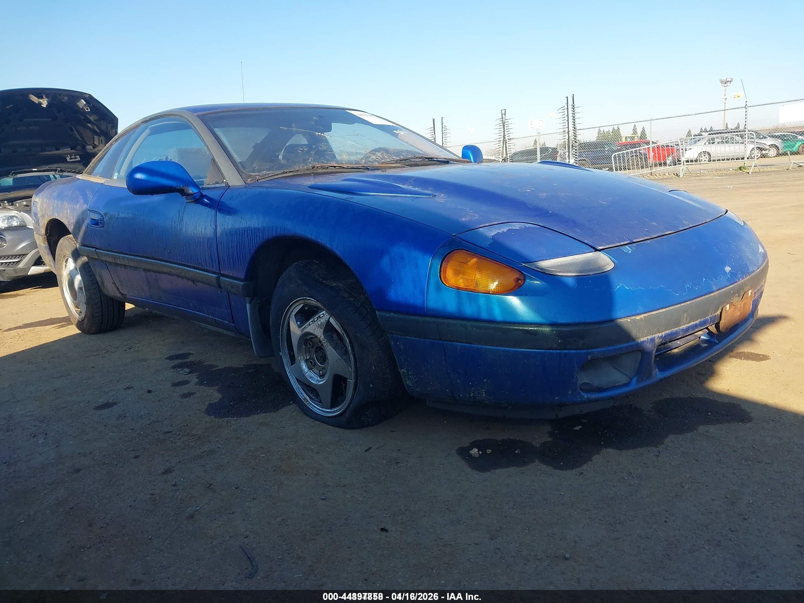 1991 Dodge Stealth   Blue vin: JB3XD44S6MY008649