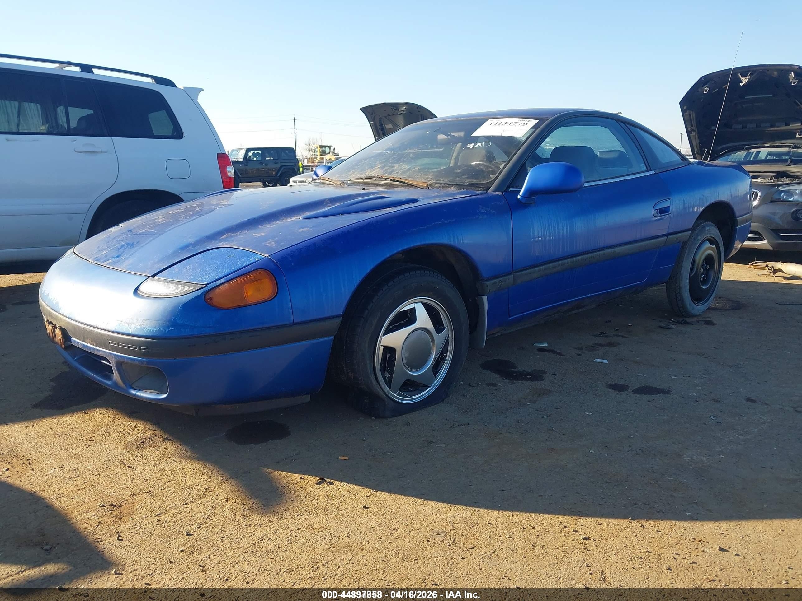 1991 Dodge Stealth   Blue vin: JB3XD44S6MY008649