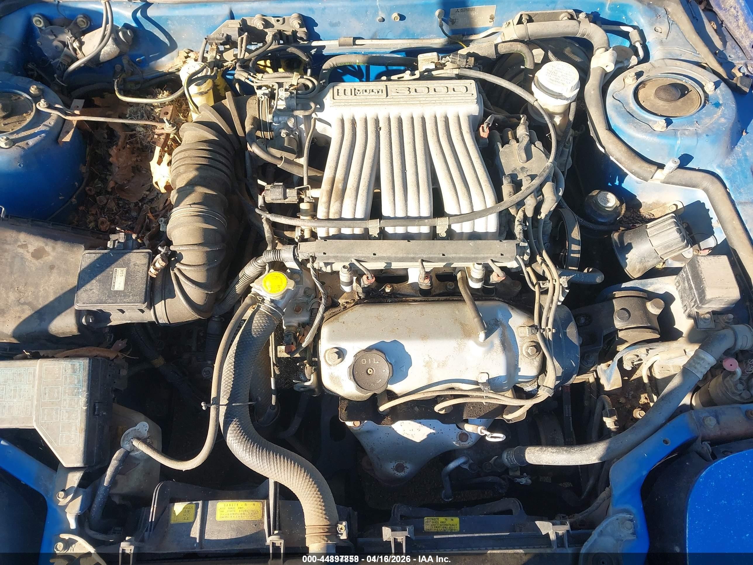 1991 Dodge Stealth   Blue vin: JB3XD44S6MY008649