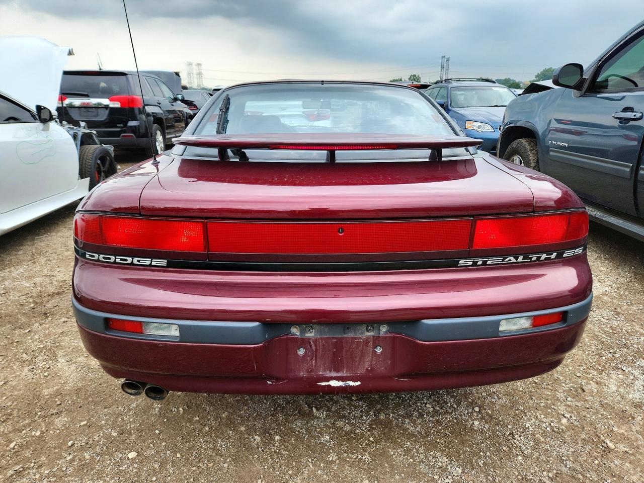 1991 Dodge Stealth Es Maroon vin: JB3XD54B6MY023111