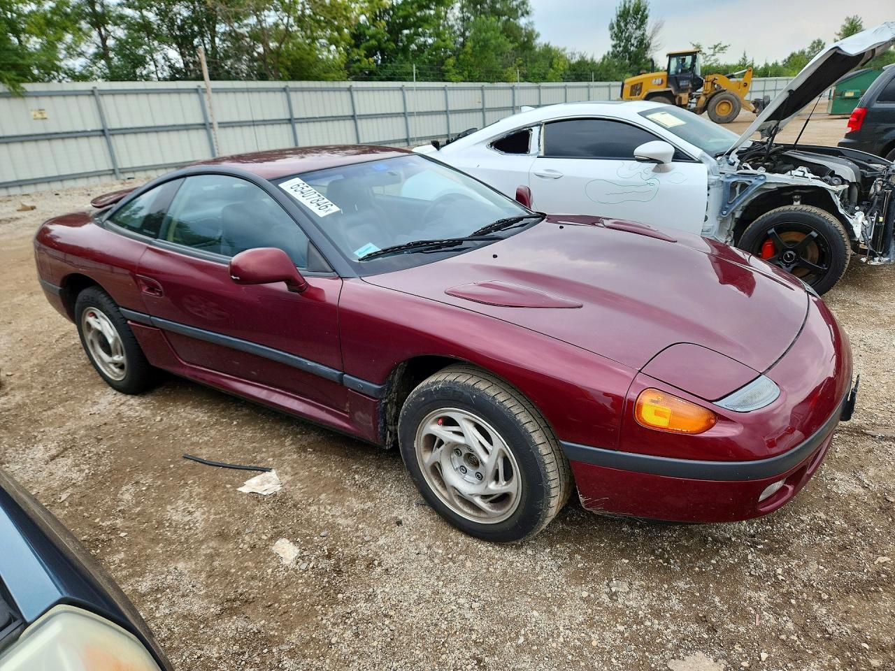 1991 Dodge Stealth Es Maroon vin: JB3XD54B6MY023111
