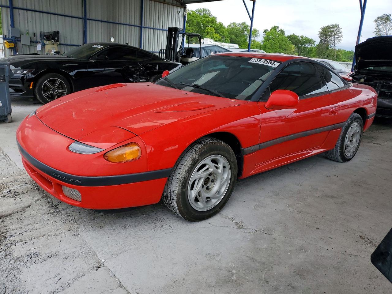 1992 Dodge Stealth Es Red vin: JB3XD54B7NY033440