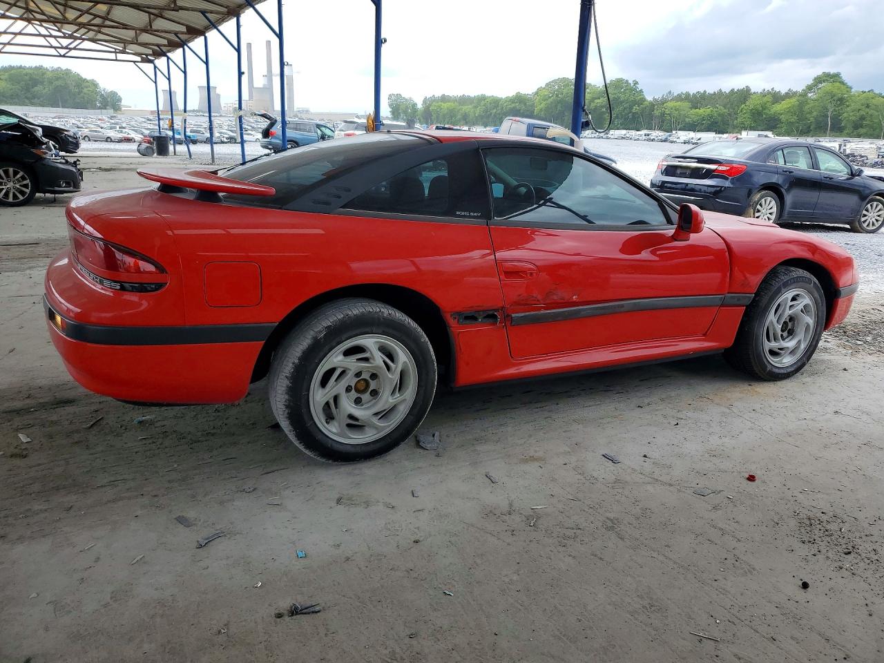 1992 Dodge Stealth Es Red vin: JB3XD54B7NY033440