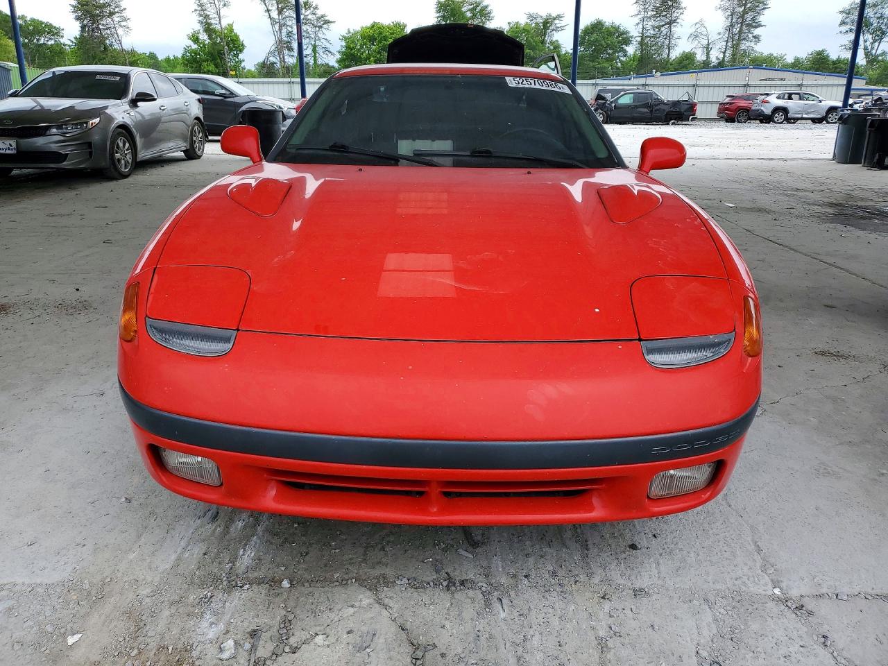 1992 Dodge Stealth Es Red vin: JB3XD54B7NY033440
