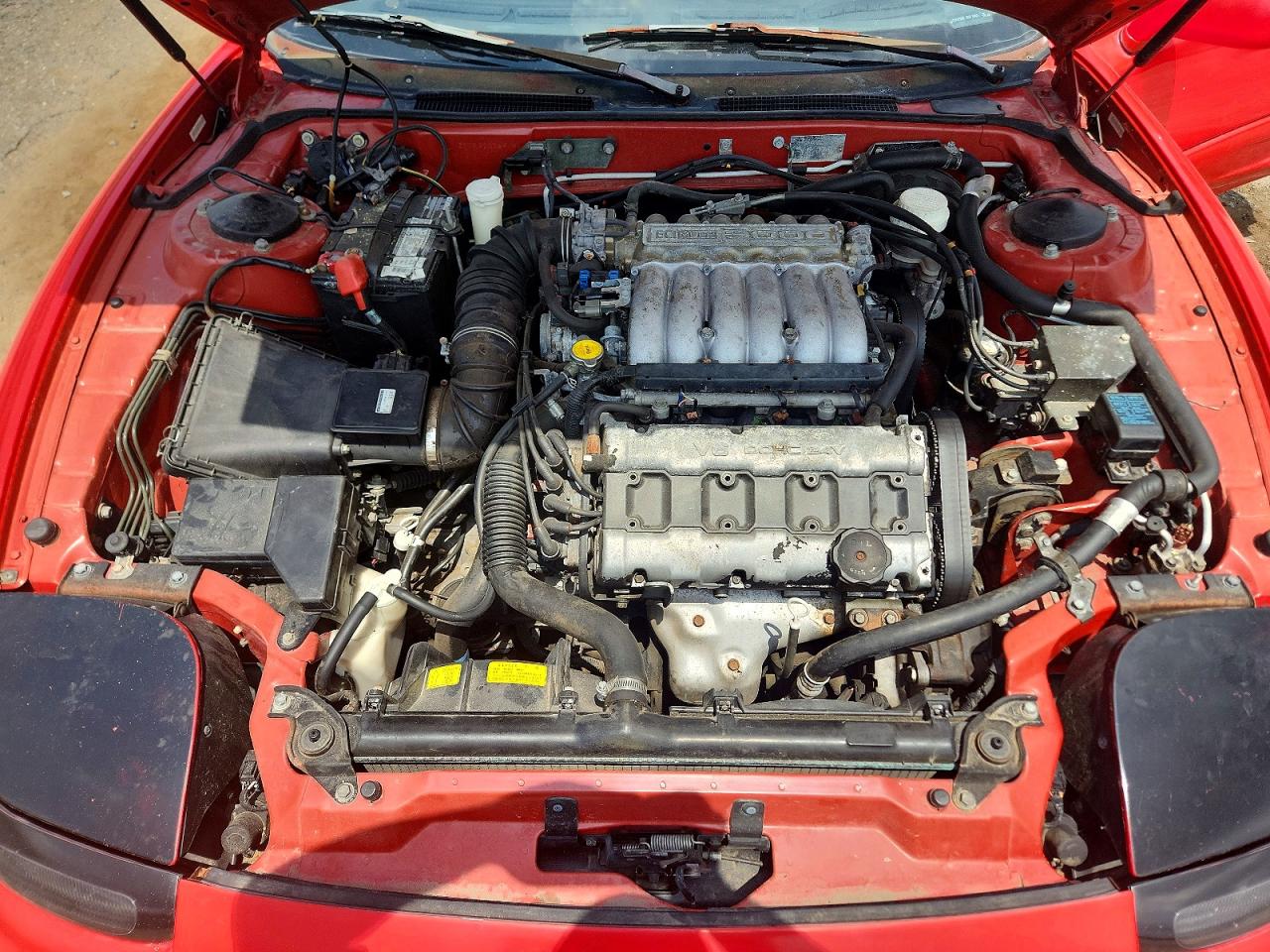 1991 Dodge Stealth R/t Red vin: JB3XD64B5MY006919