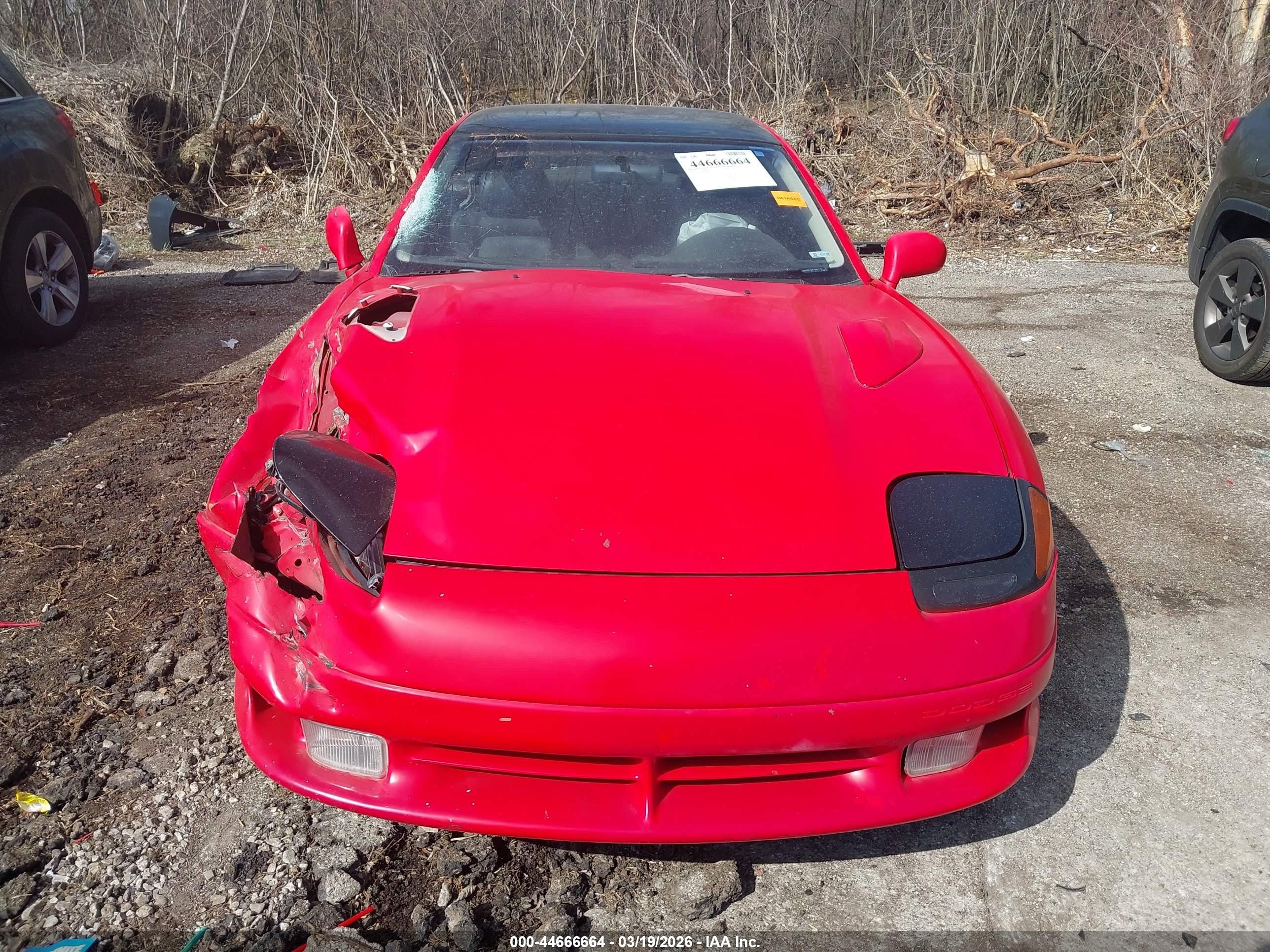 1991 Dodge Stealth R/t Red vin: JB3XD64B7MY015606