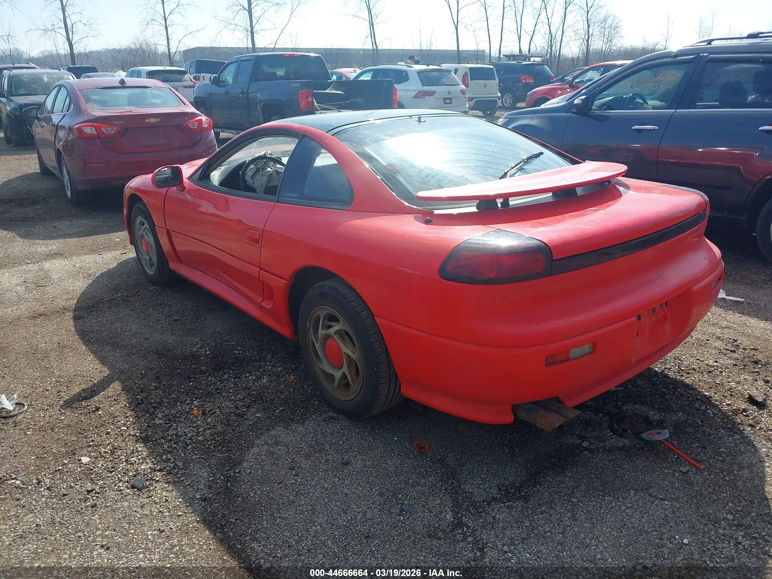 1991 Dodge Stealth R/t Red vin: JB3XD64B7MY015606