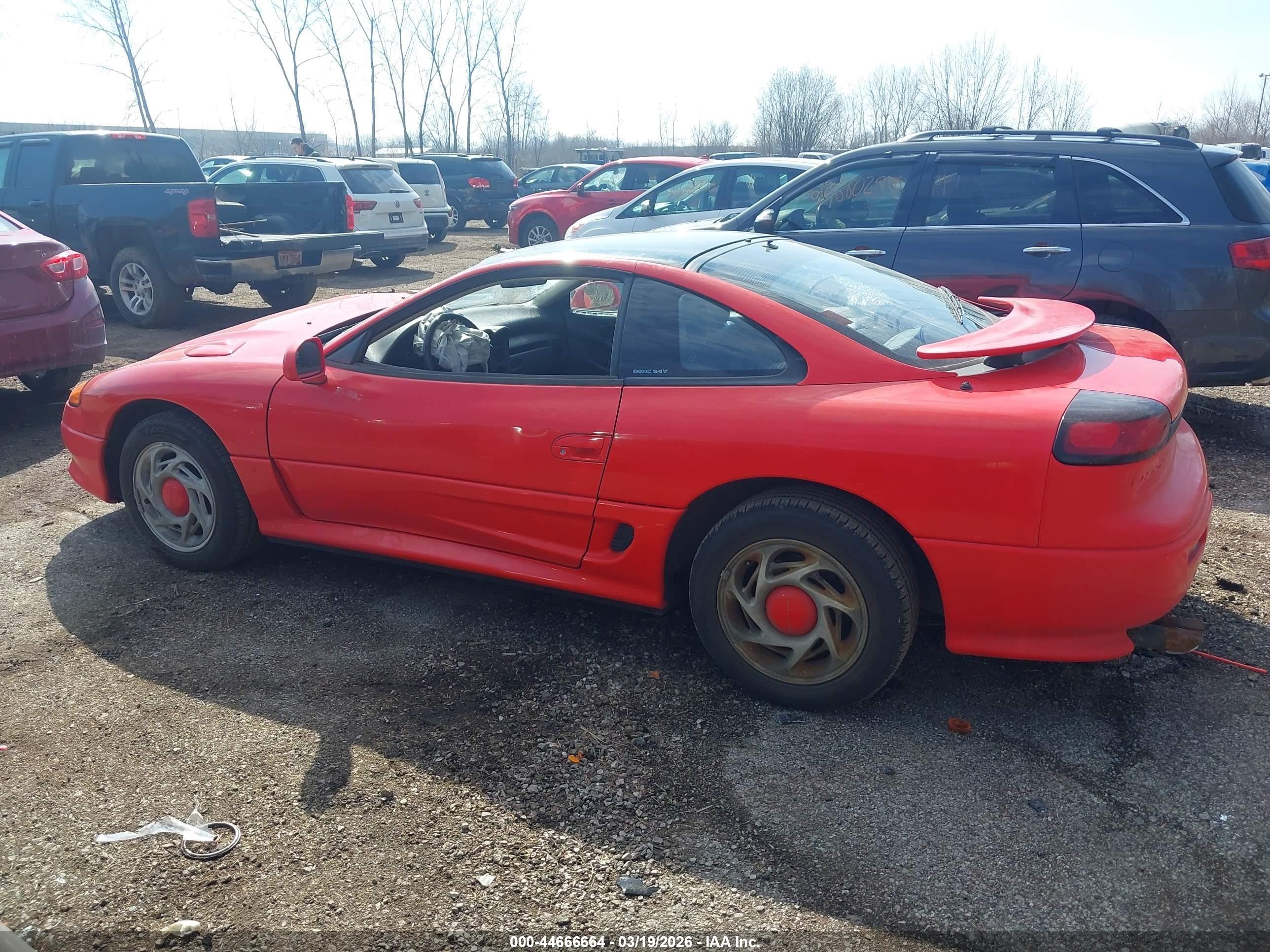 1991 Dodge Stealth R/t Red vin: JB3XD64B7MY015606