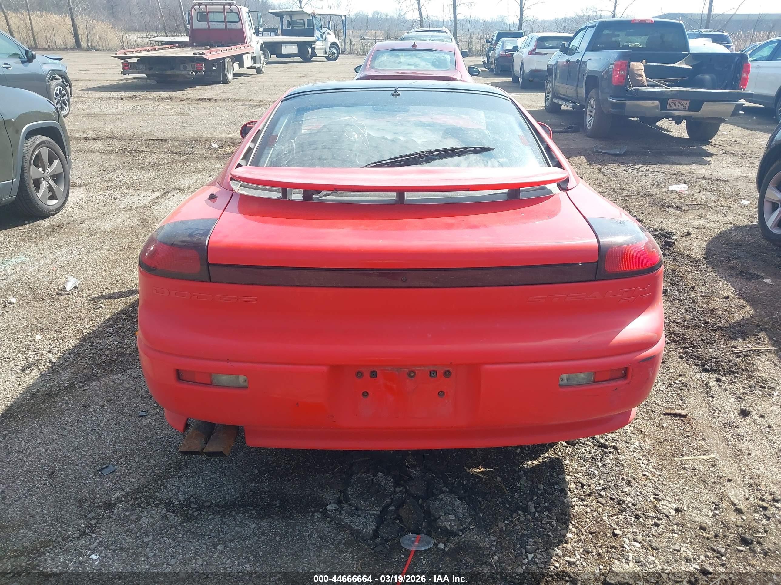 1991 Dodge Stealth R/t Red vin: JB3XD64B7MY015606