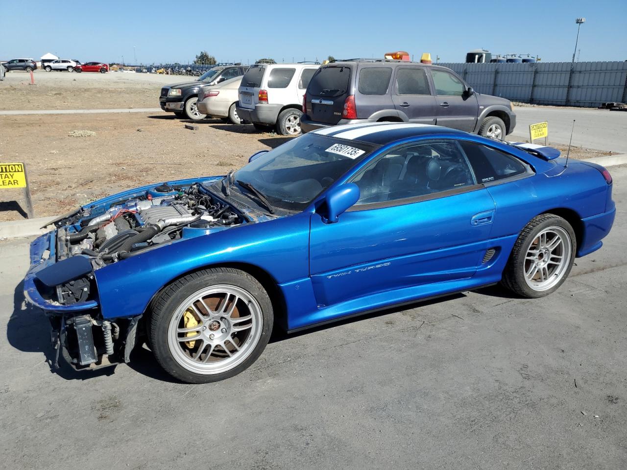 1991 Dodge Stealth R/t Turbo Blue vin: JB3XE74C6MY007380