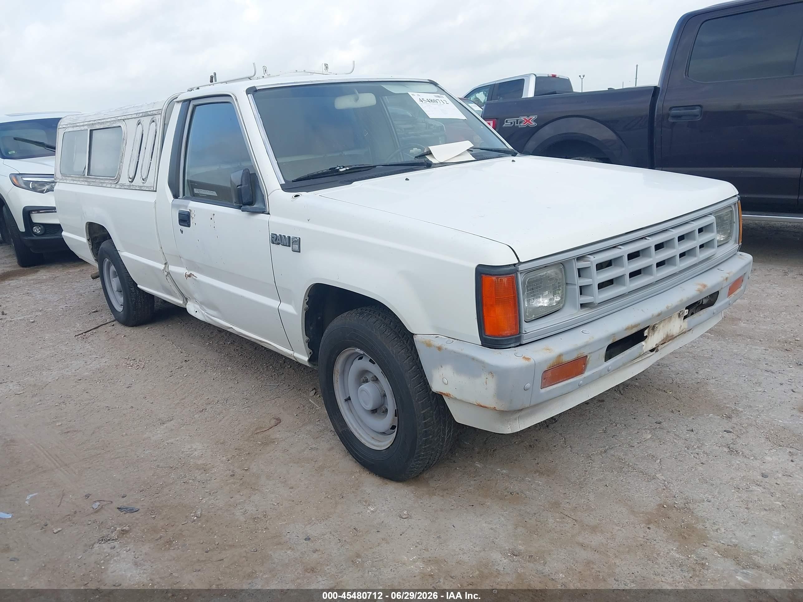 1988 Dodge Ram 50   White vin: JB7FL29E3JP103398