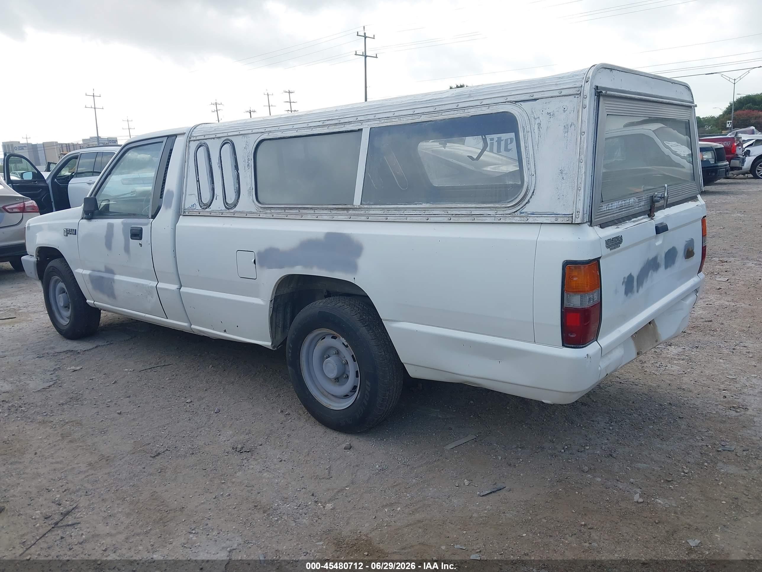 1988 Dodge Ram 50   White vin: JB7FL29E3JP103398