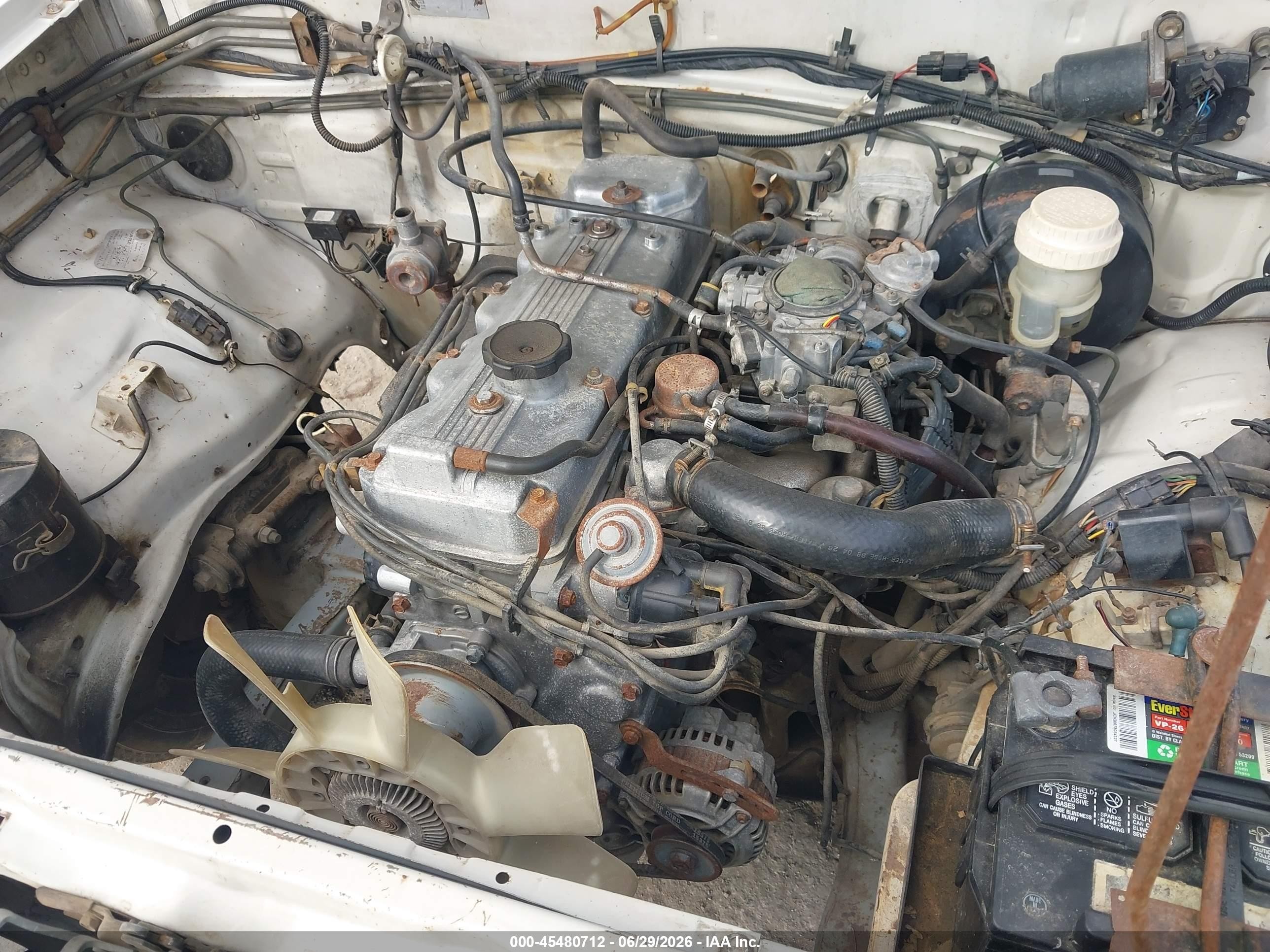 1988 Dodge Ram 50   White vin: JB7FL29E3JP103398