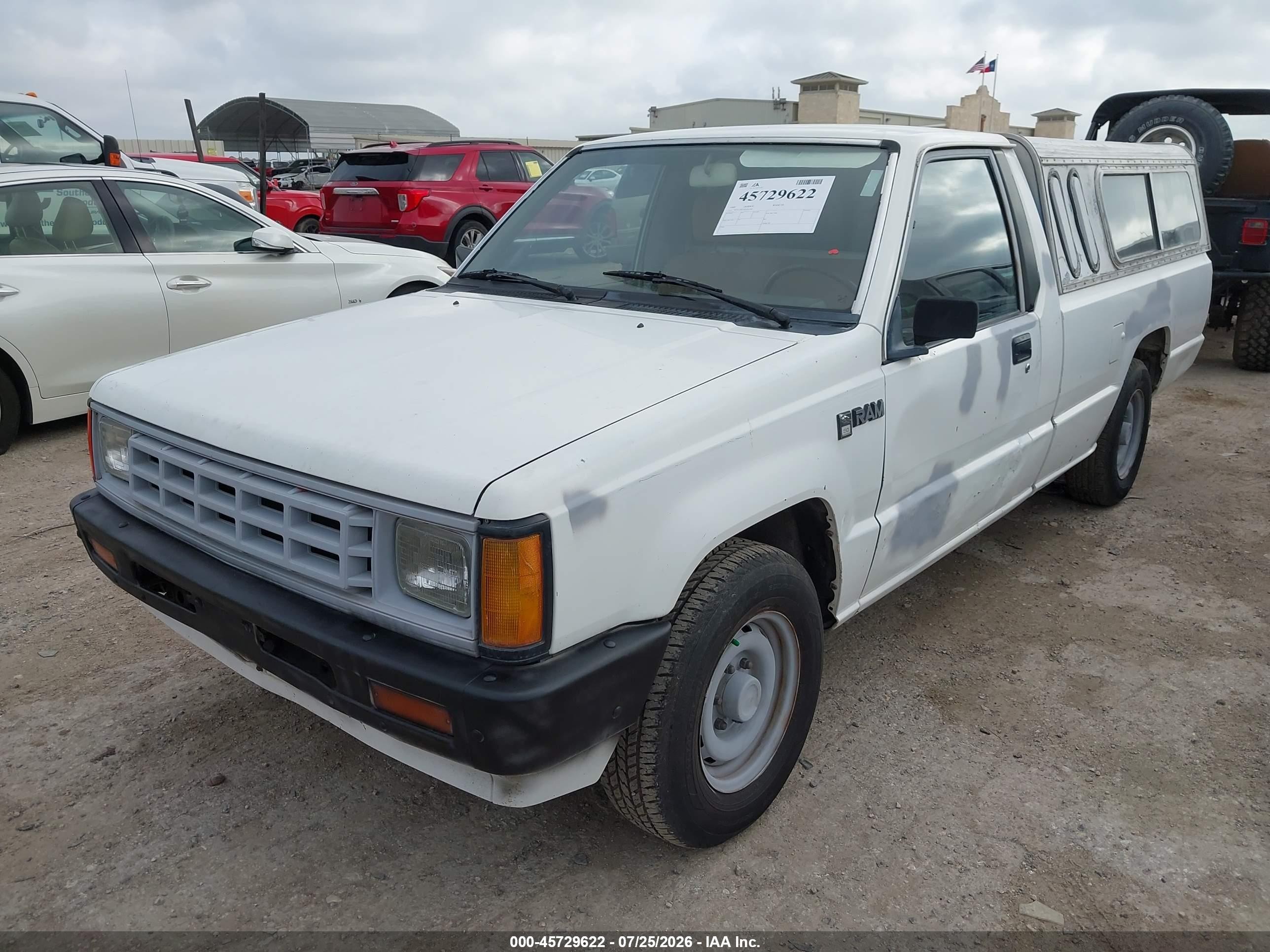 1988 Dodge Ram 50   White vin: JB7FL29E3JP103398