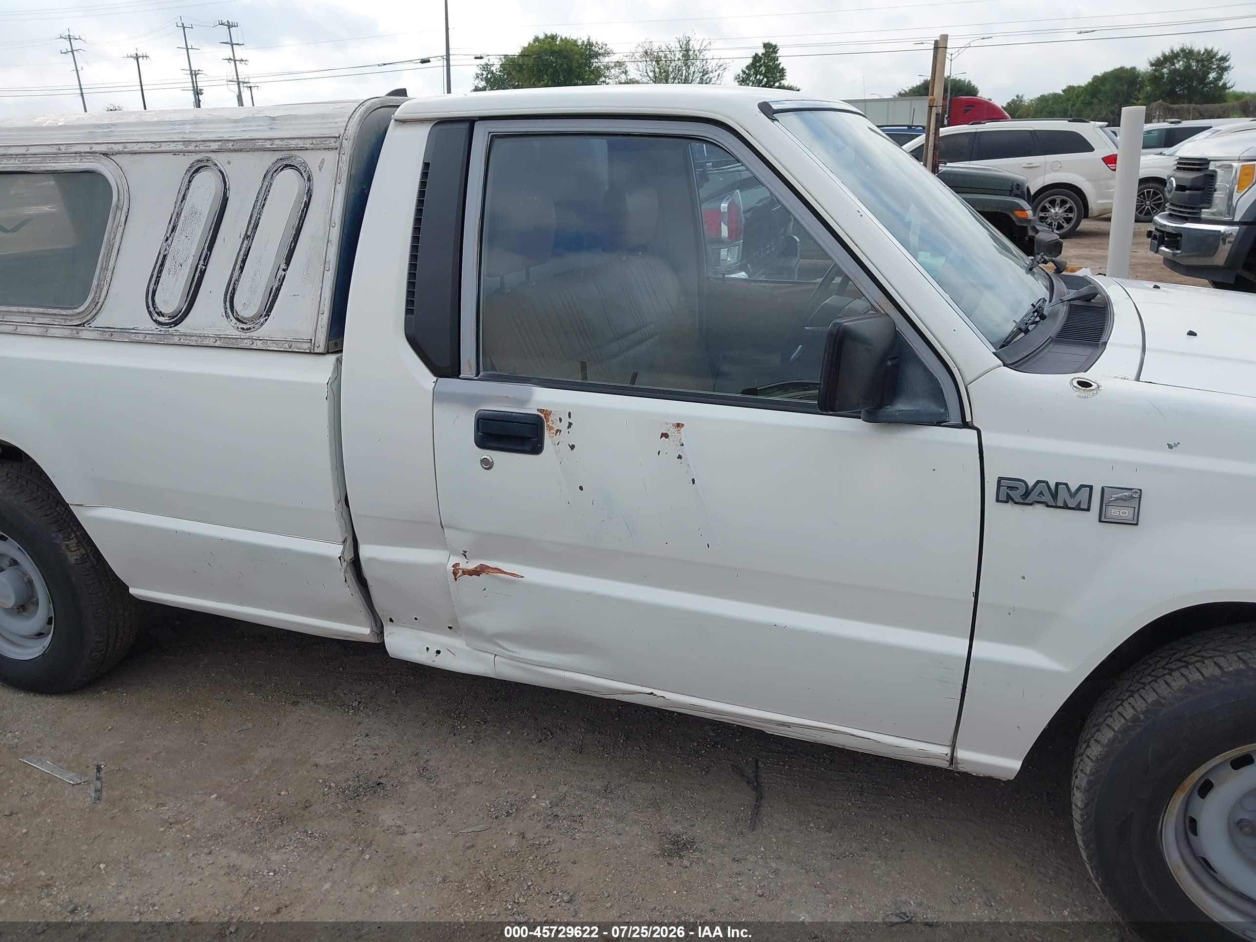 1988 Dodge Ram 50   White vin: JB7FL29E3JP103398