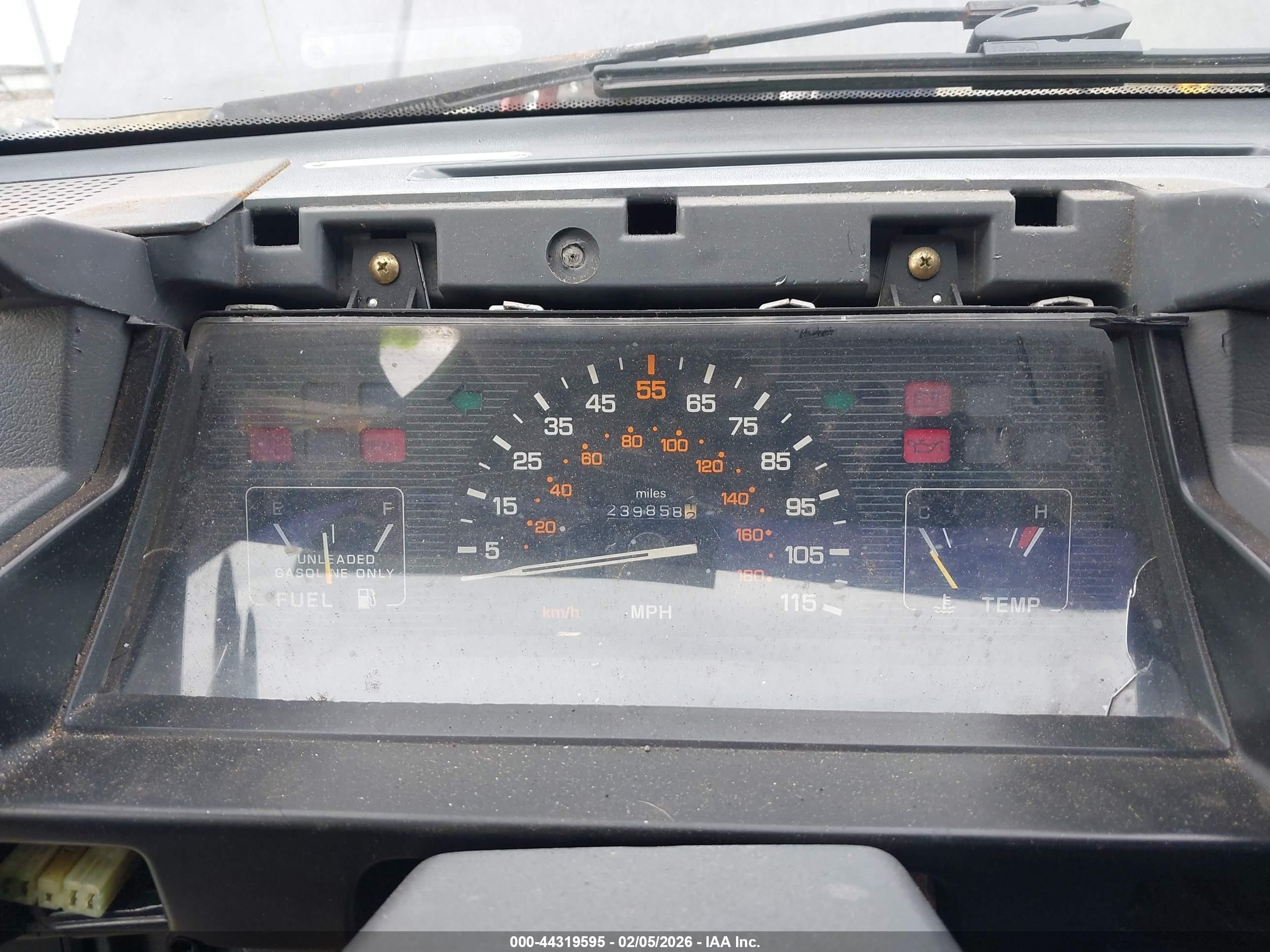 1987 Dodge Ram 50   Gray vin: JB7FM24E2HP098452