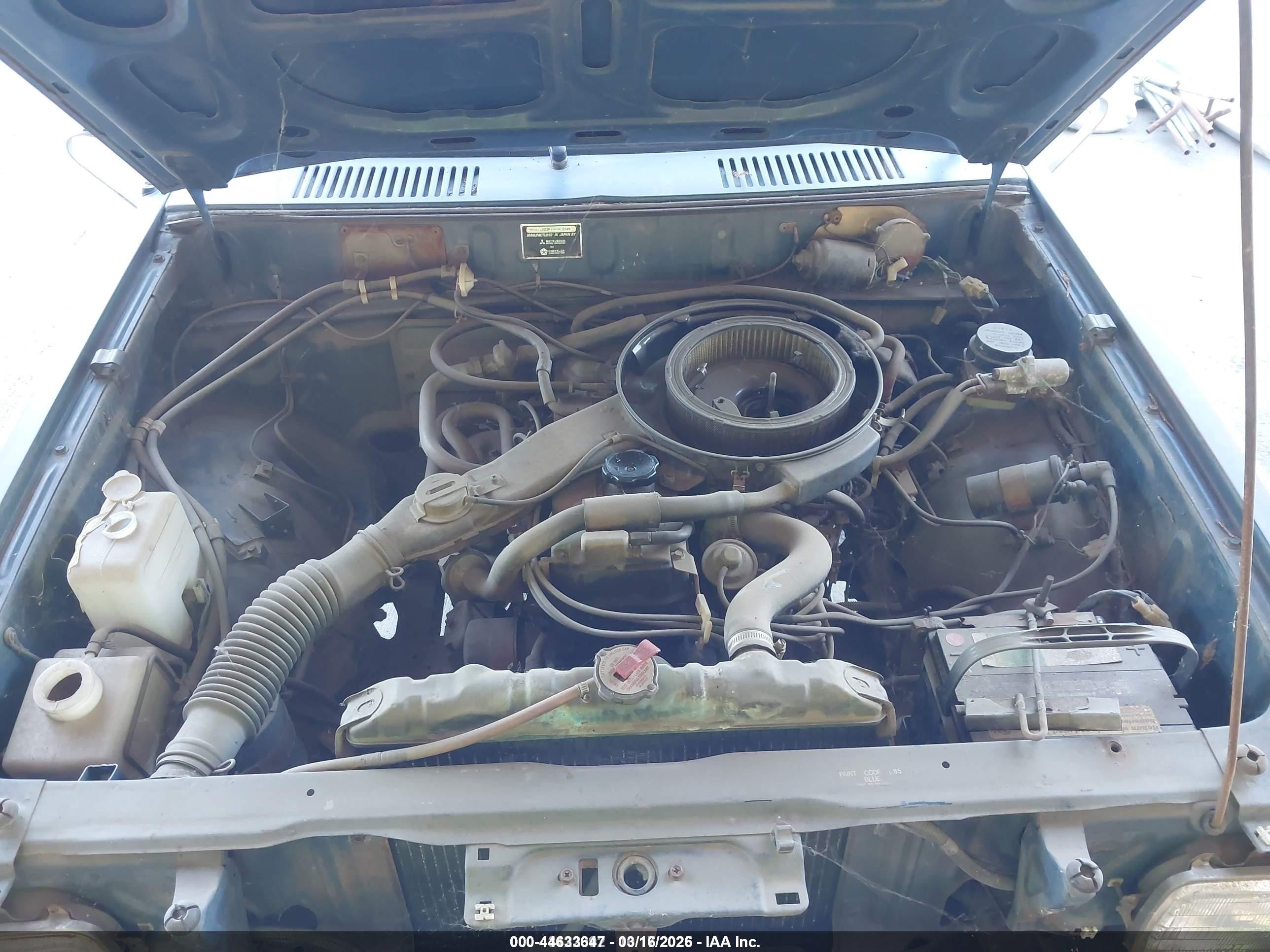 1982 Dodge D50 Blue vin: JB7FP2473CY800760