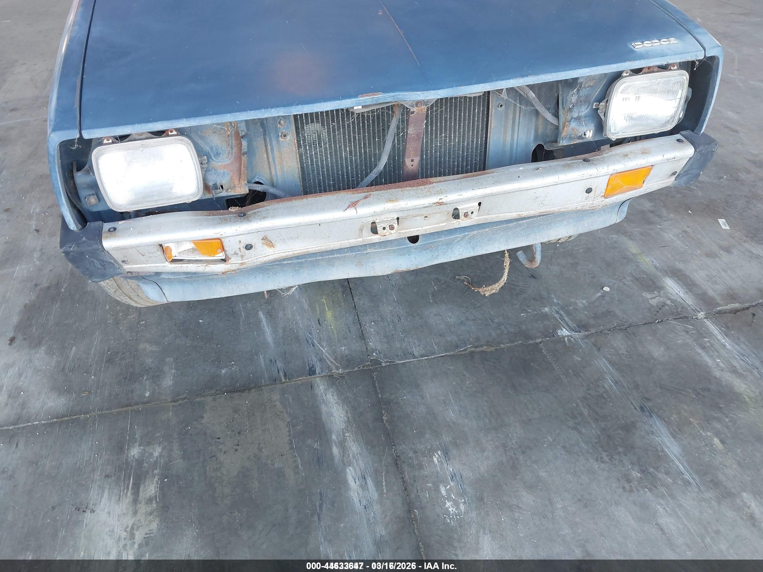 1982 Dodge D50 Blue vin: JB7FP2473CY800760