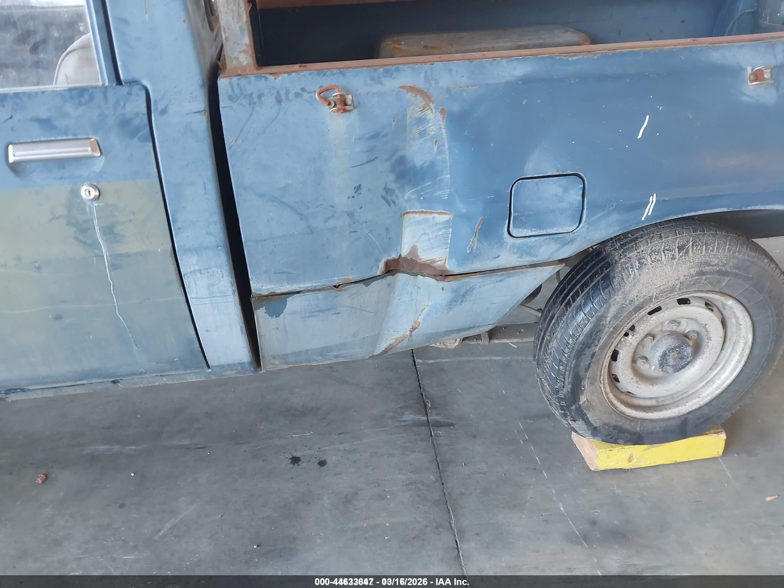 1982 Dodge D50 Blue vin: JB7FP2473CY800760