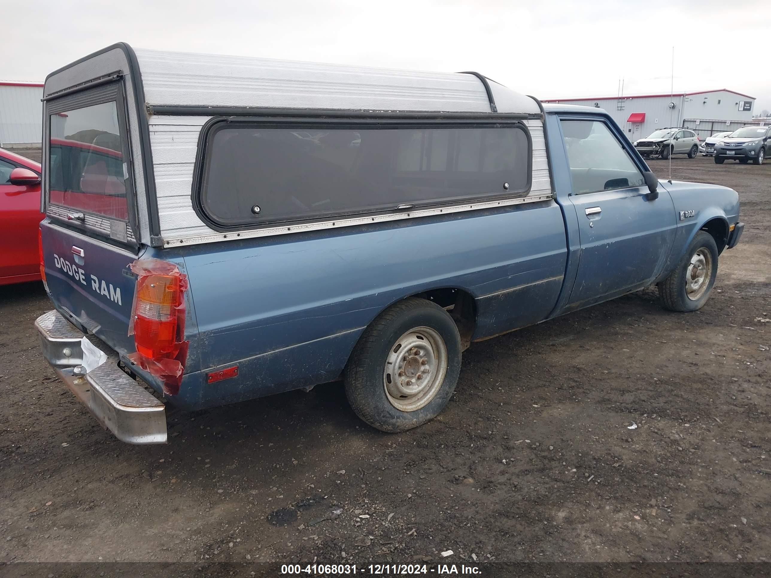 1986 Dodge D50 Custom Blue vin: JB7FP24D0GP007479