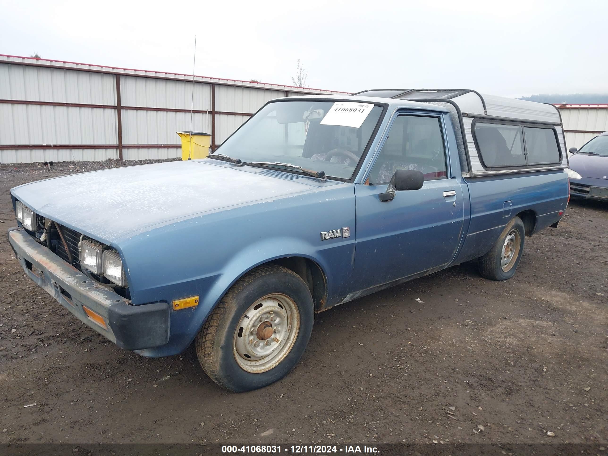1986 Dodge D50 Custom Blue vin: JB7FP24D0GP007479