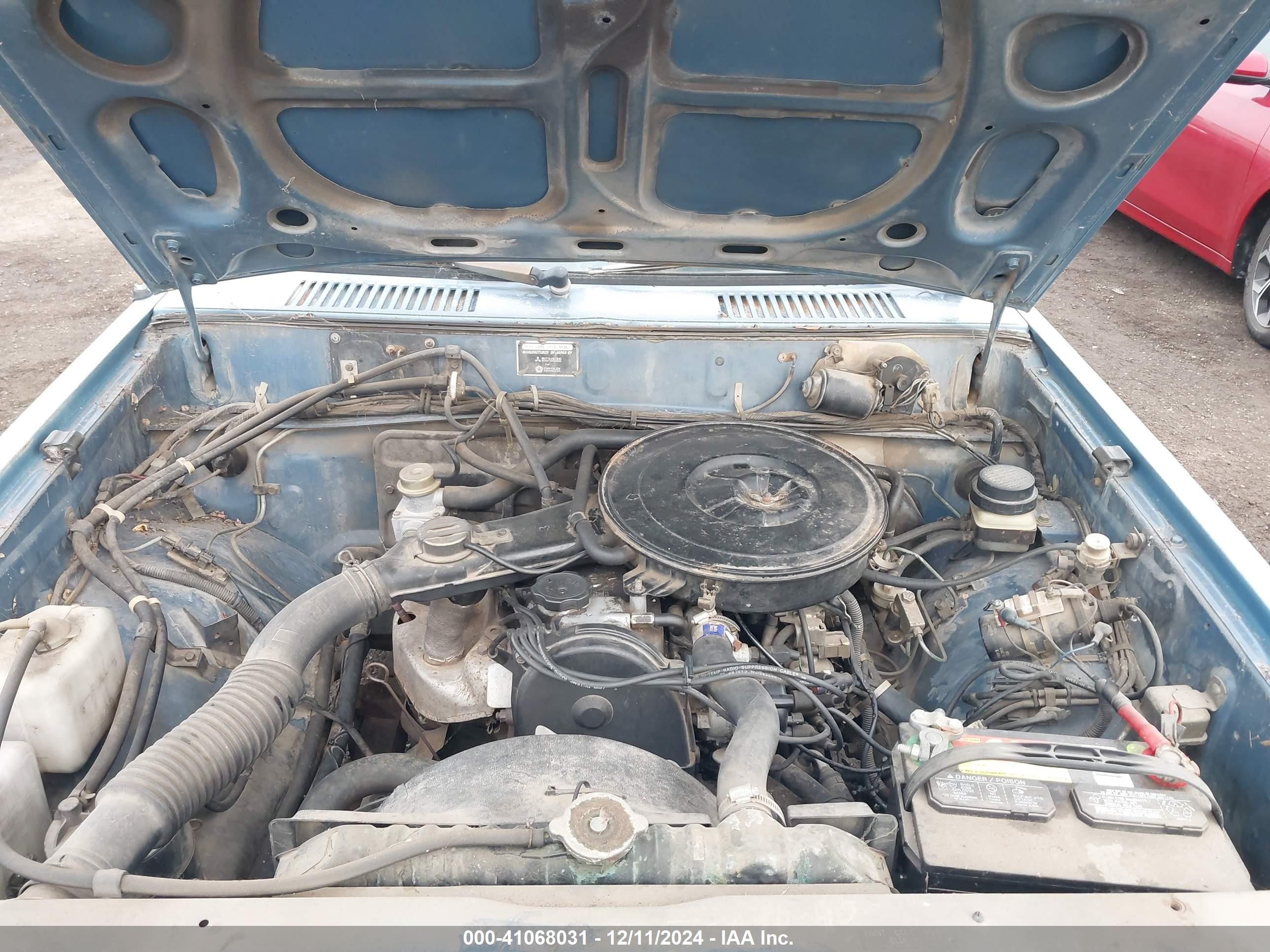 1986 Dodge D50 Custom Blue vin: JB7FP24D0GP007479