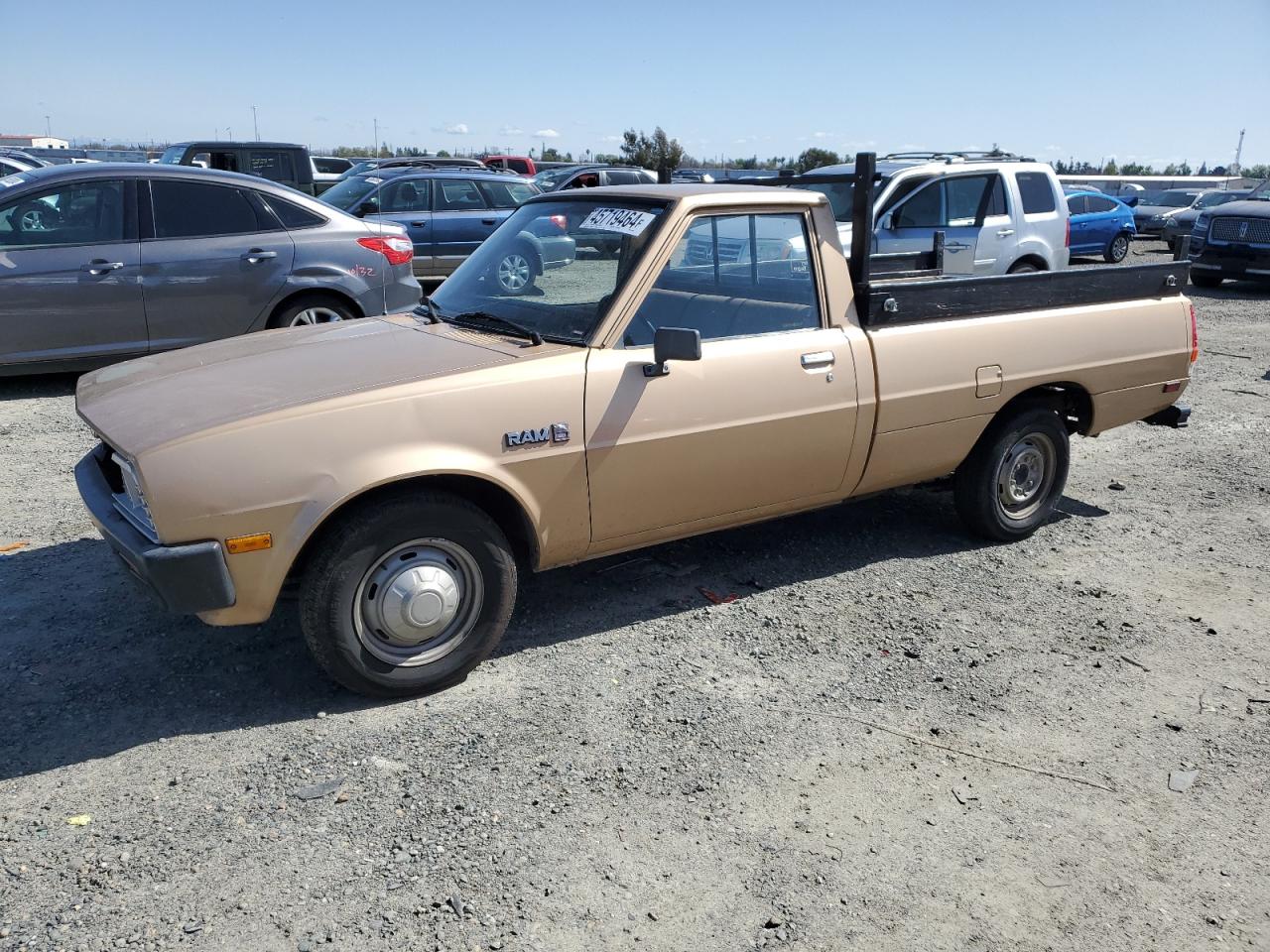 1986 Dodge D50 Custom Gold vin: JB7FP24D3GP094231