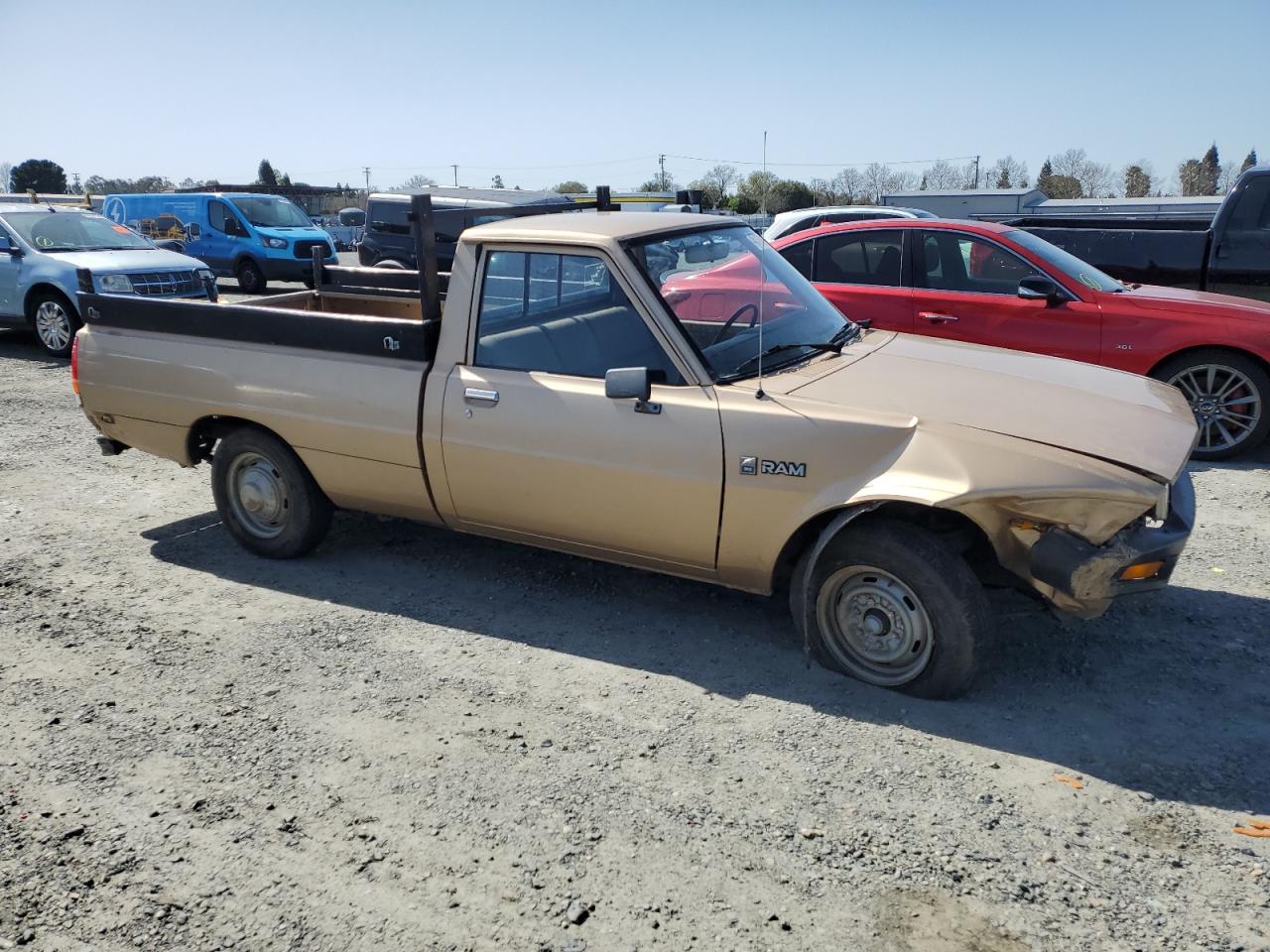 1986 Dodge D50 Custom Gold vin: JB7FP24D3GP094231