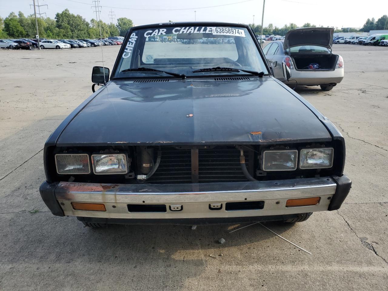 1986 Dodge D50 Custom Black vin: JB7FP24DXGP060576