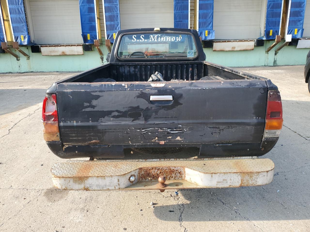 1986 Dodge D50 Custom Black vin: JB7FP24DXGP060576