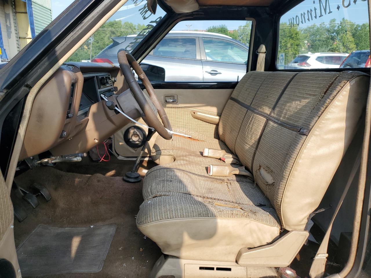 1986 Dodge D50 Custom Black vin: JB7FP24DXGP060576