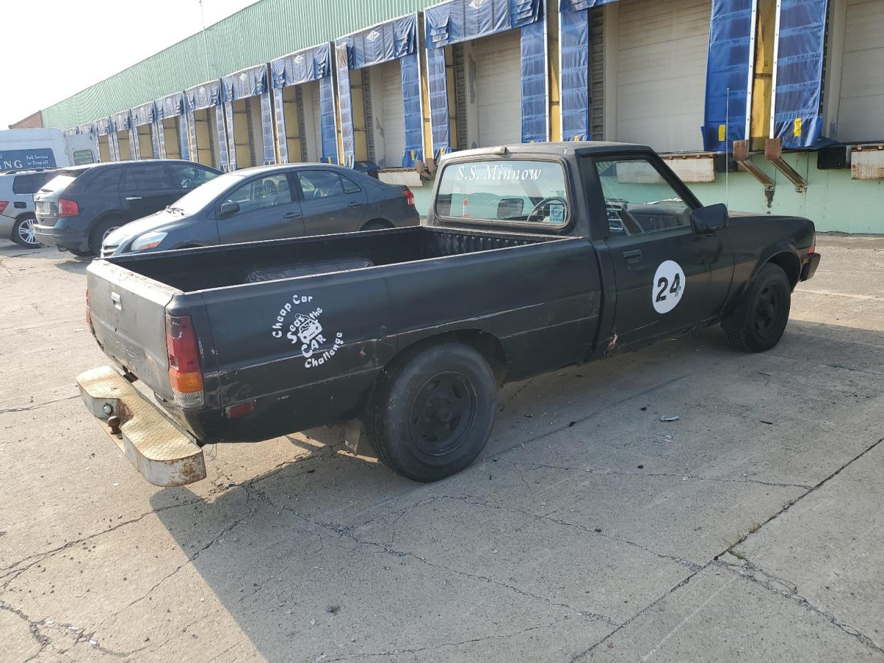 1986 Dodge D50 Custom Black vin: JB7FP24DXGP060576